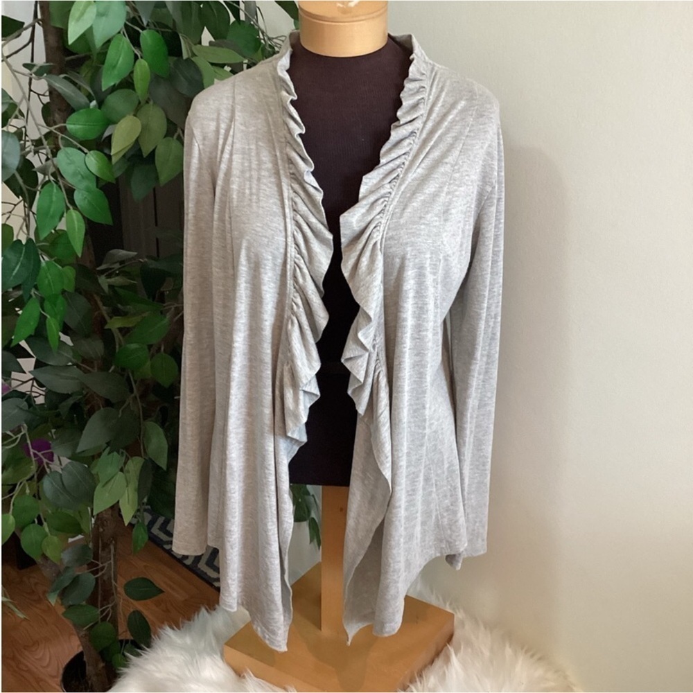Annalee & Hope open front cardigan Woman’s size Medium light gray